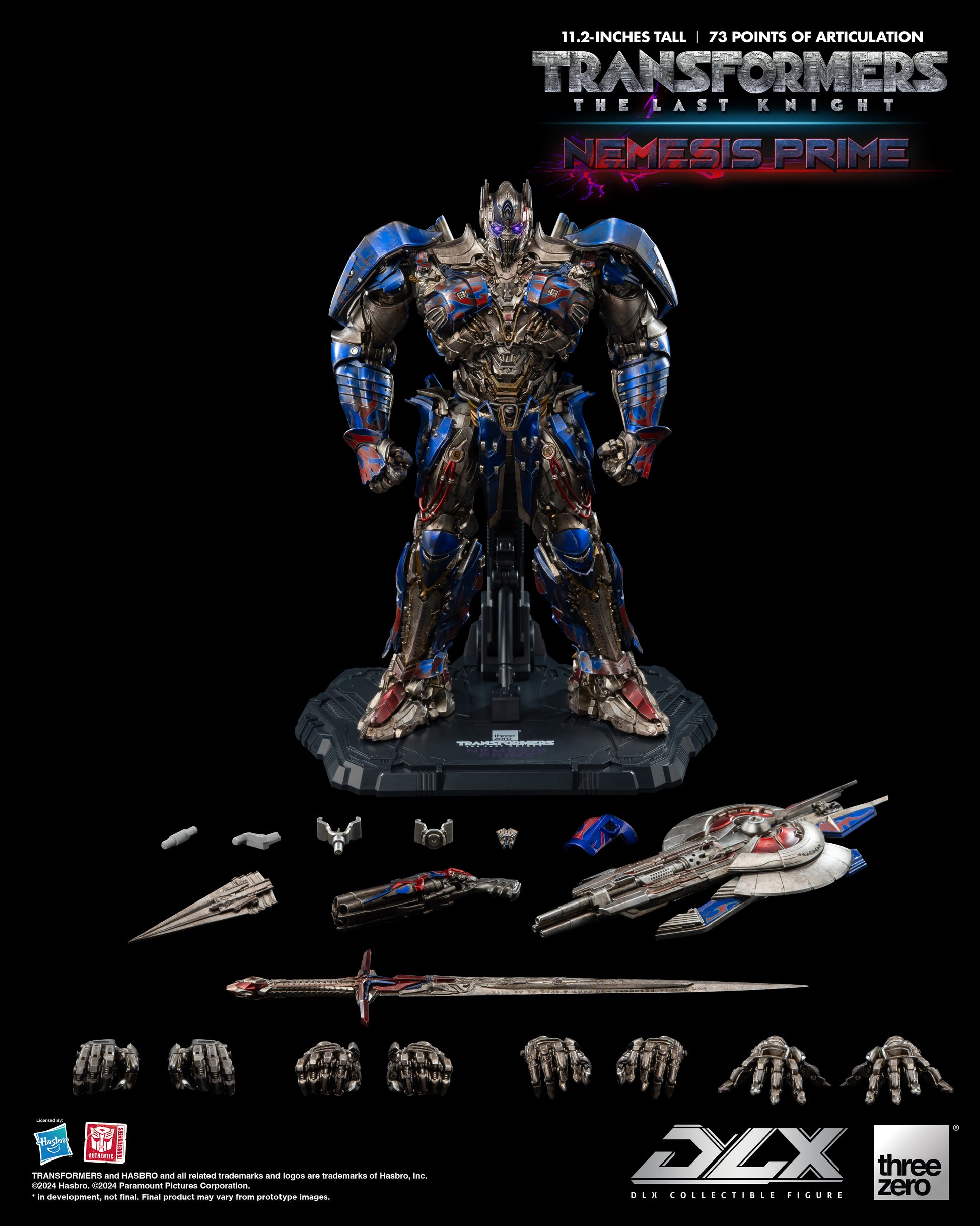 Nemesis Prime "Transformers: The Last Knight" - Threezero DLX Scale Collectible Figure