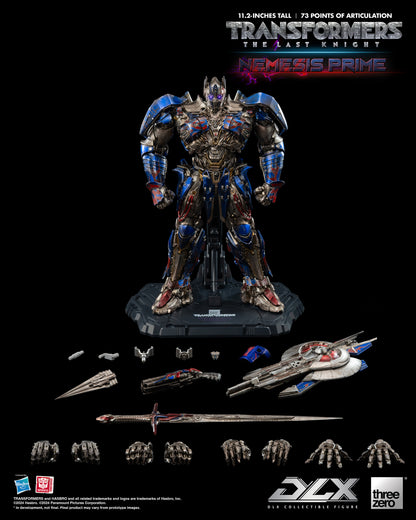 Pre Order Transformers: The Last Knight - DLX Nemesis Prime Threezero