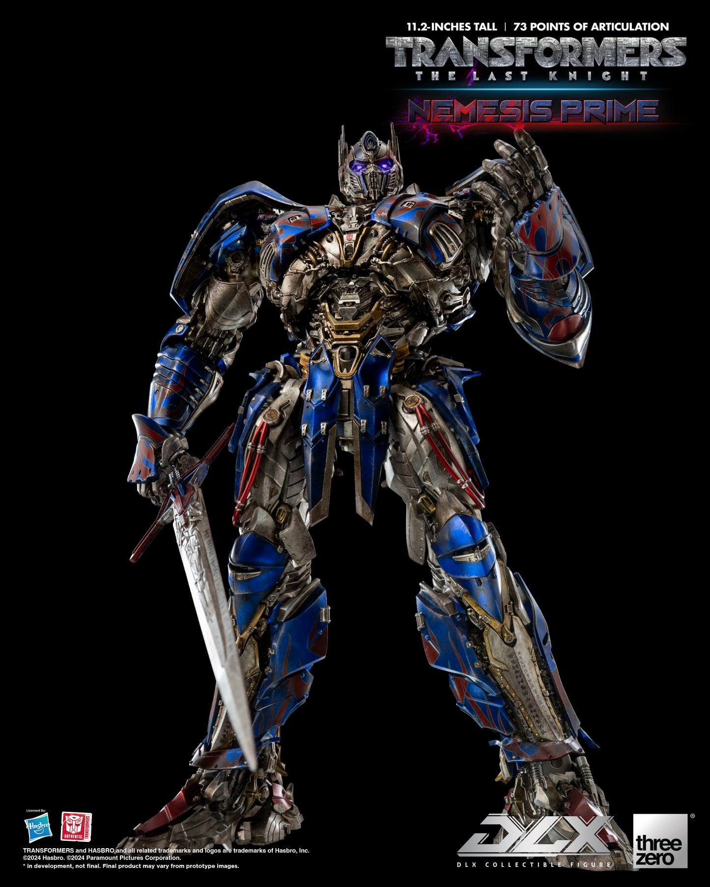Nemesis Prime "Transformers: The Last Knight" - Threezero DLX Scale Collectible Figure