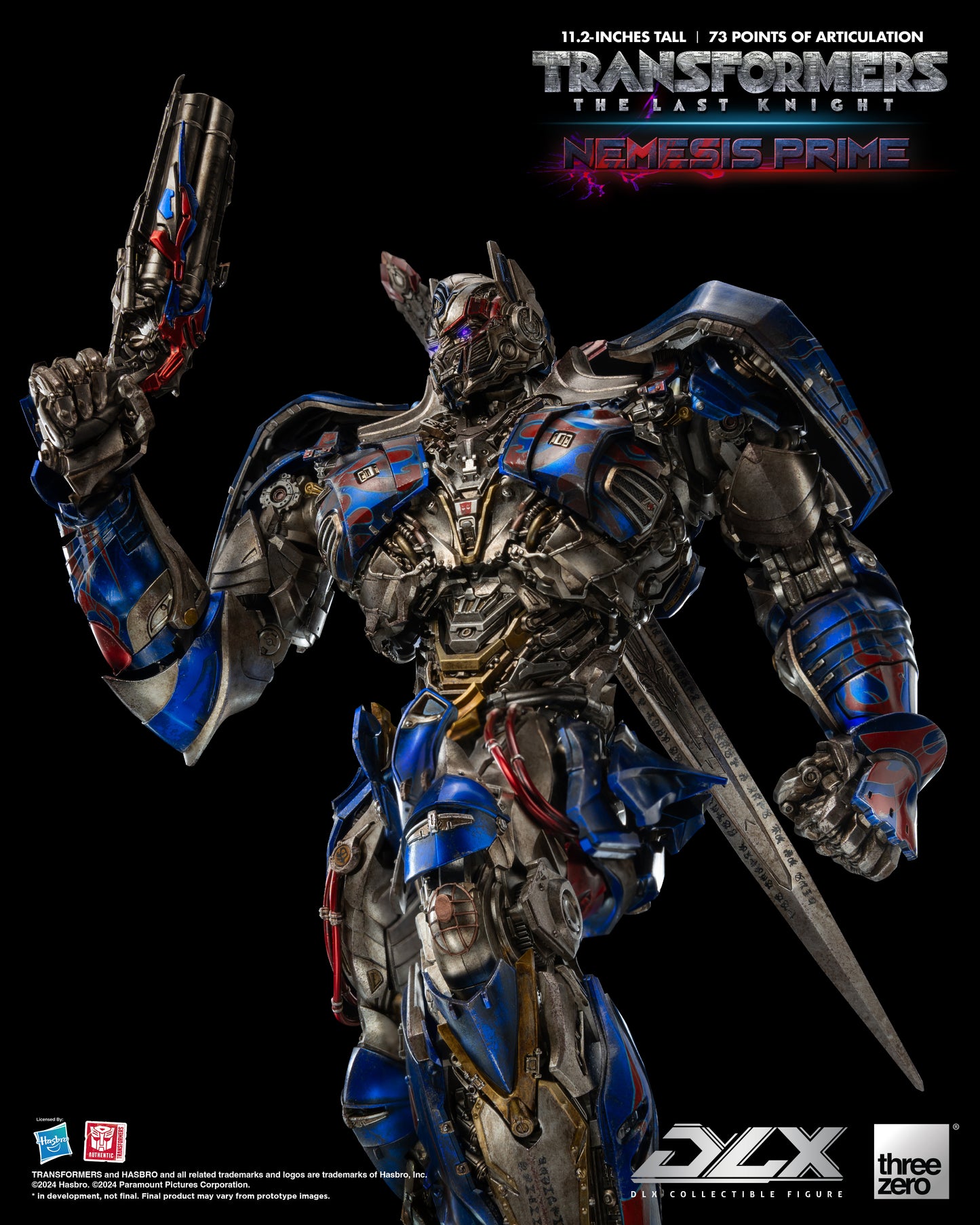 Nemesis Prime "Transformers: The Last Knight" - Threezero DLX Scale Collectible Figure