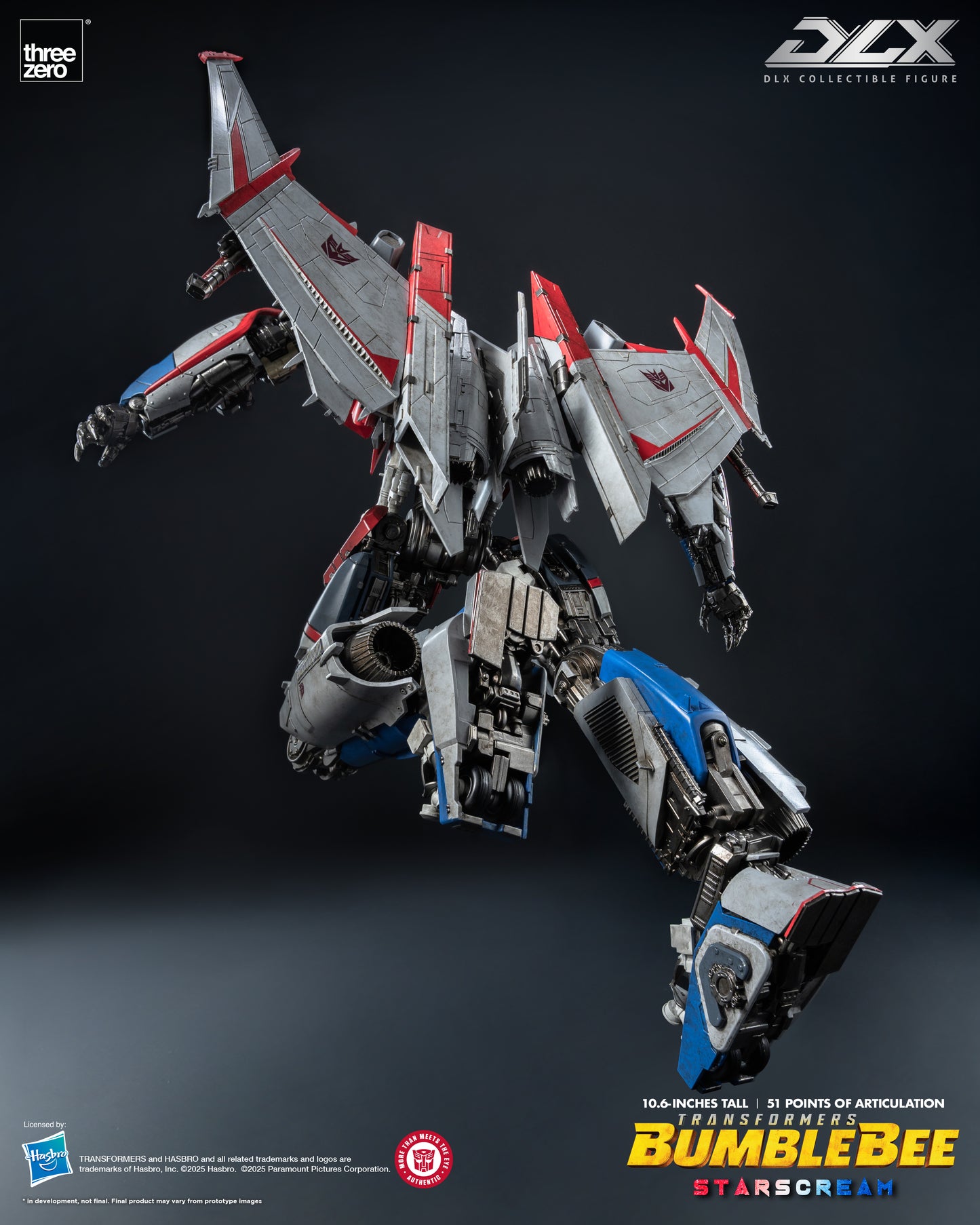 Threezero Transformers DLX Starscream "Bumblebee" Scale Collectible Series | Threezero