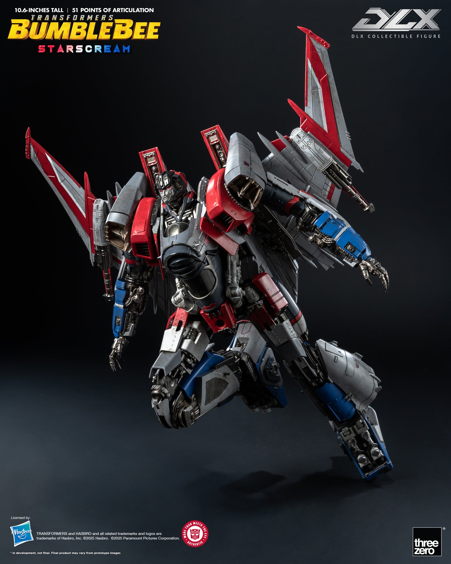 Threezero Transformers DLX Starscream "Bumblebee" Scale Collectible Series | Threezero