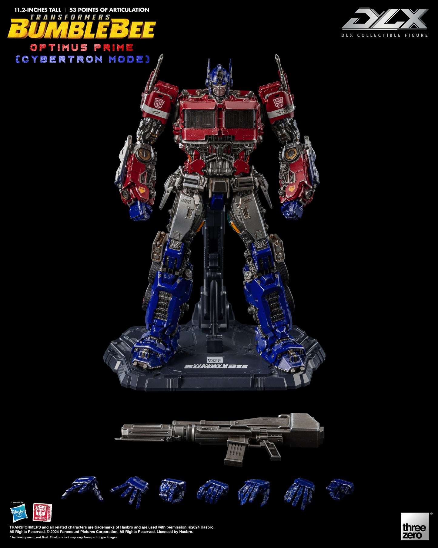 Pre Order Optimus Prime Cybertron Mode "Transformers: Bumblebee" - Threezero DLX Scale Collectible Figure