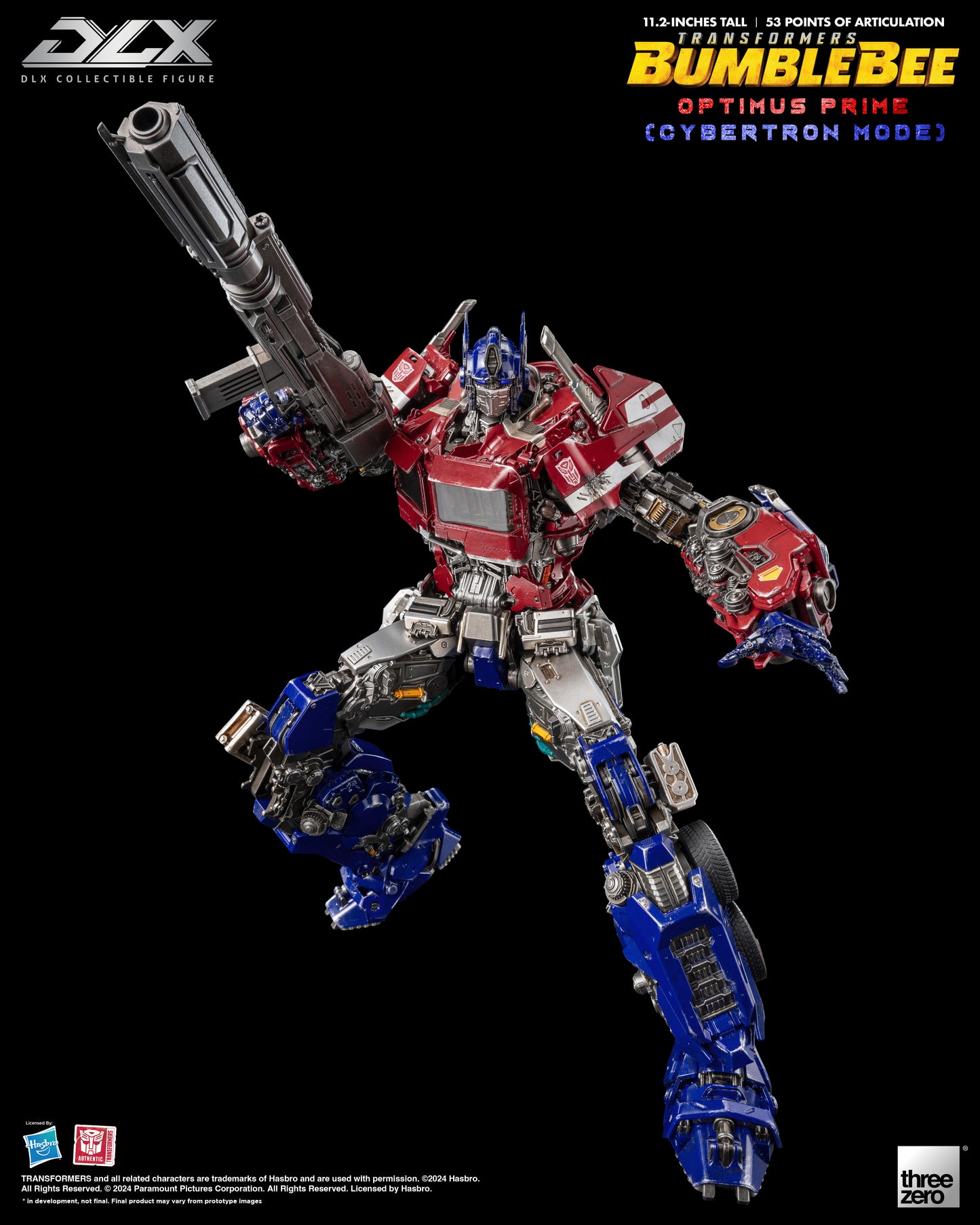 Pre Order Optimus Prime Cybertron Mode "Transformers: Bumblebee" - Threezero DLX Scale Collectible Figure