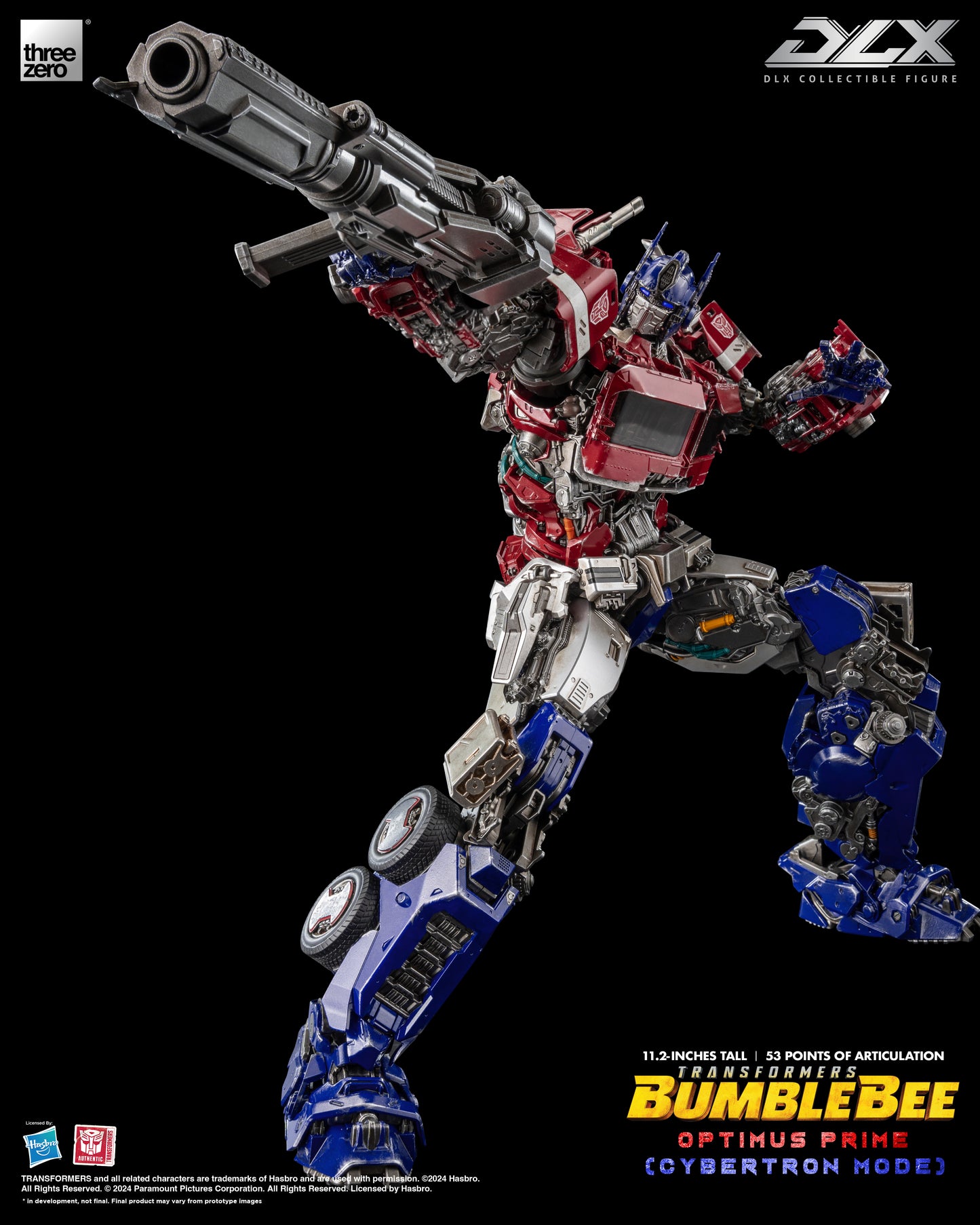 Pre Order Optimus Prime Cybertron Mode "Transformers: Bumblebee" - Threezero DLX Scale Collectible Figure