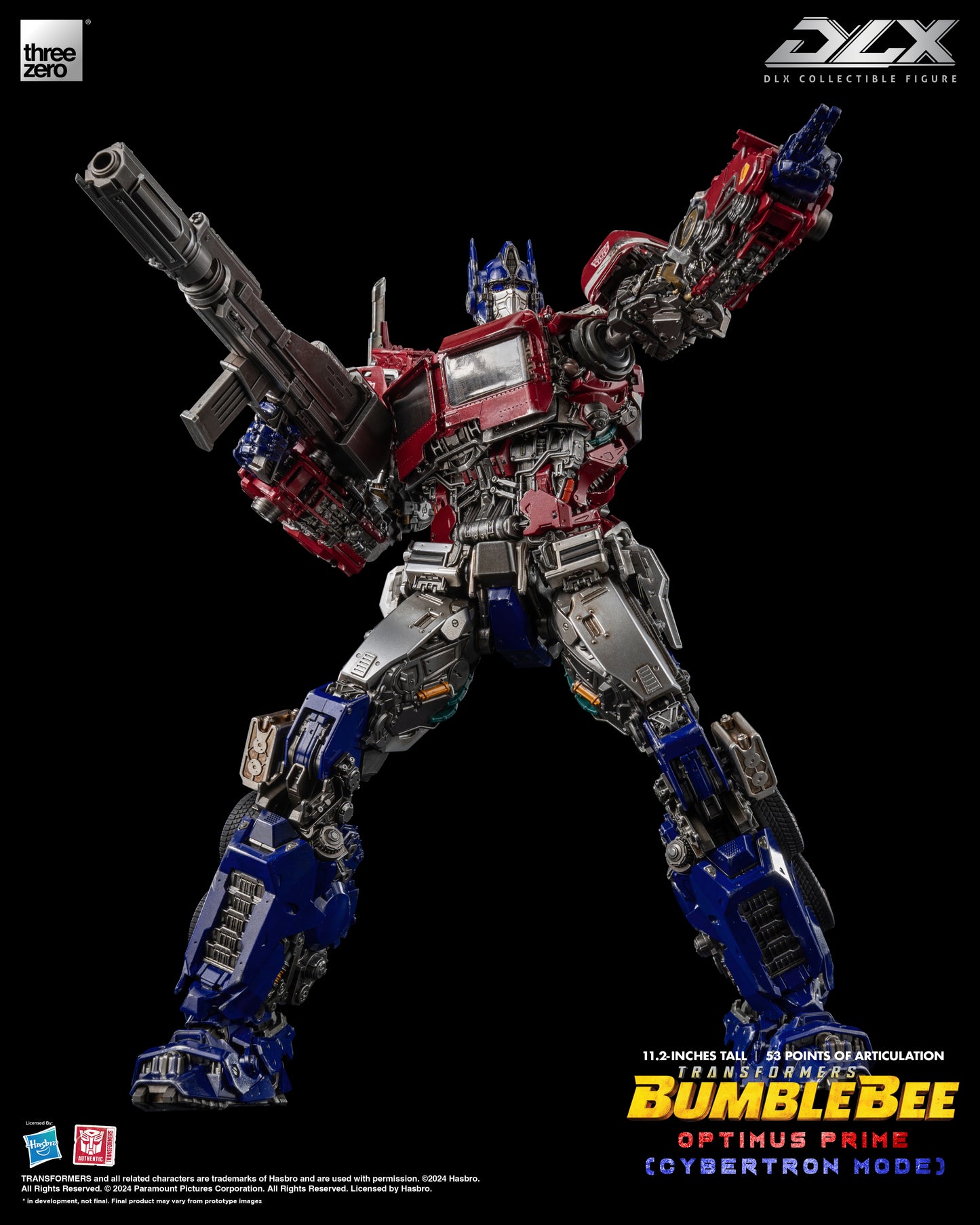 Pre Order Optimus Prime Cybertron Mode "Transformers: Bumblebee" - Threezero DLX Scale Collectible Figure