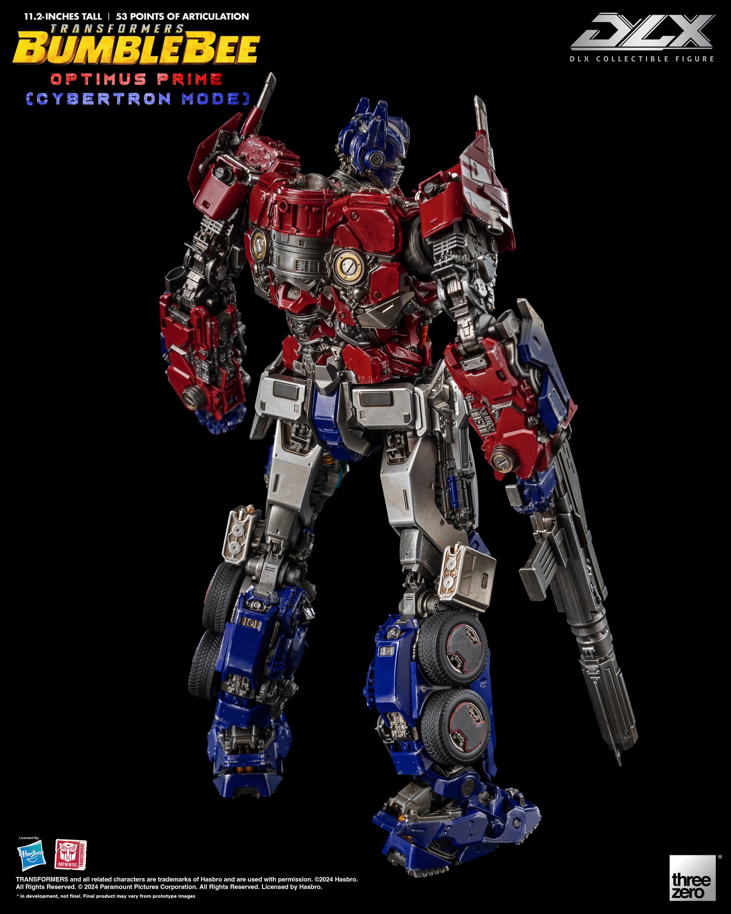 Pre Order Optimus Prime Cybertron Mode "Transformers: Bumblebee" - Threezero DLX Scale Collectible Figure
