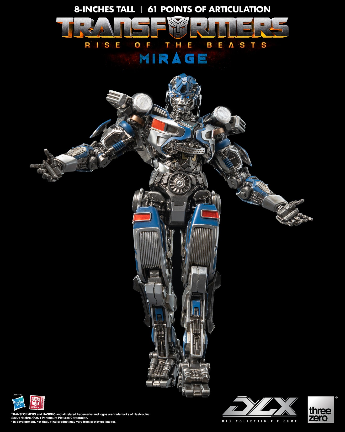 Pre Order Mirage "Transformers: Rise of the Beasts" - Threezero DLX Scale Collectible Figure