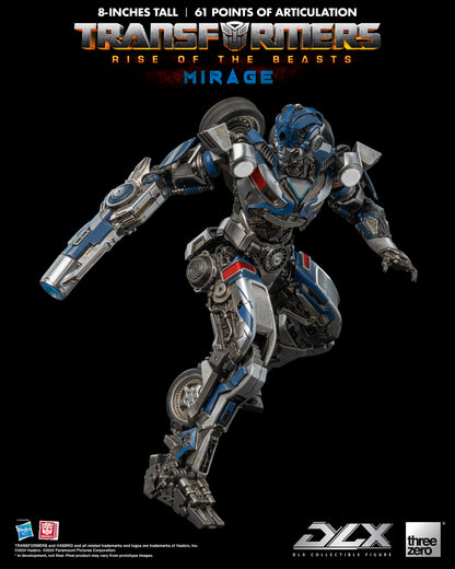 Transformers: Rise of the Beasts - DLX Mirage by Threezero running