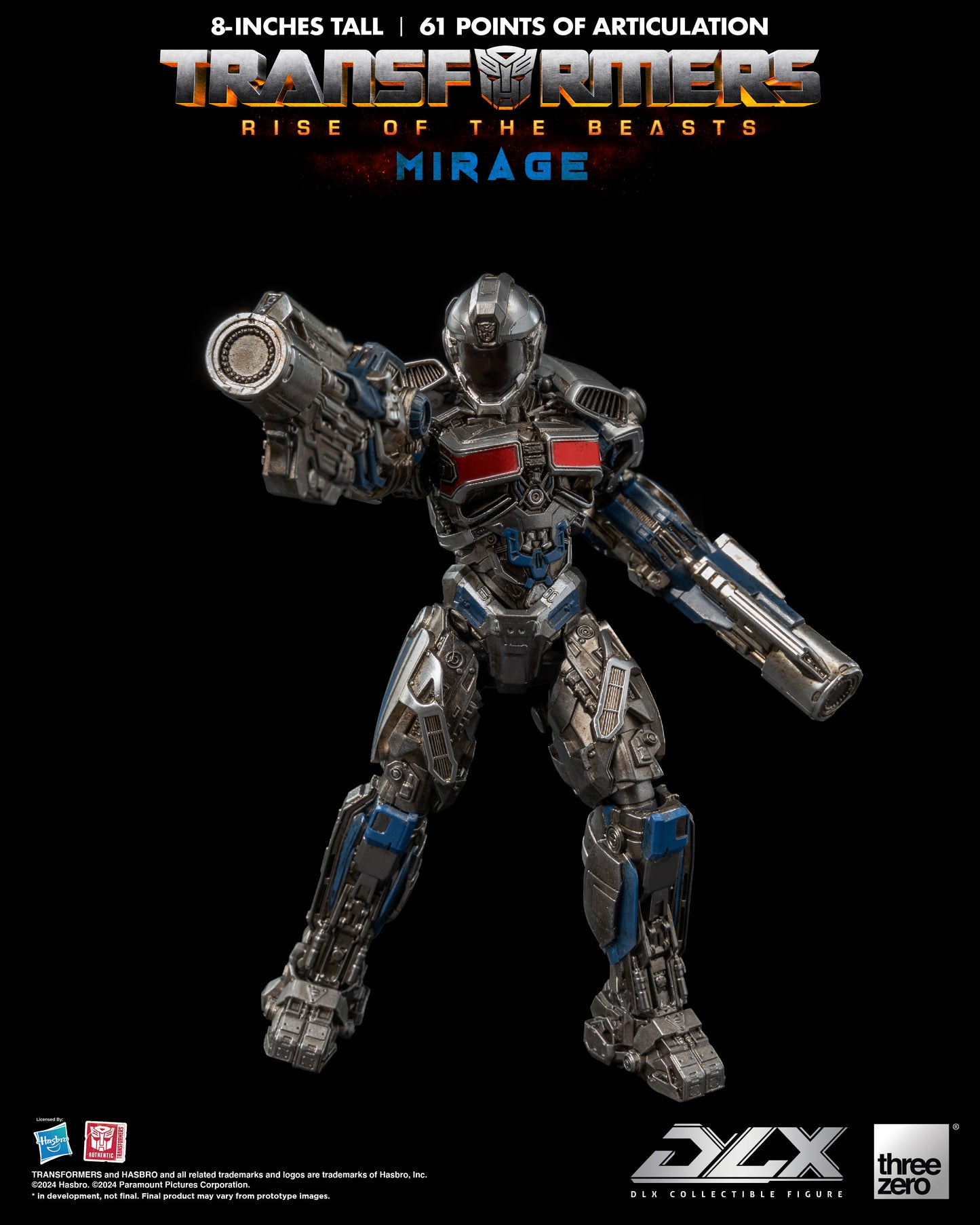 Transformers: Rise of the Beasts - DLX Mirage by Threezero small figure