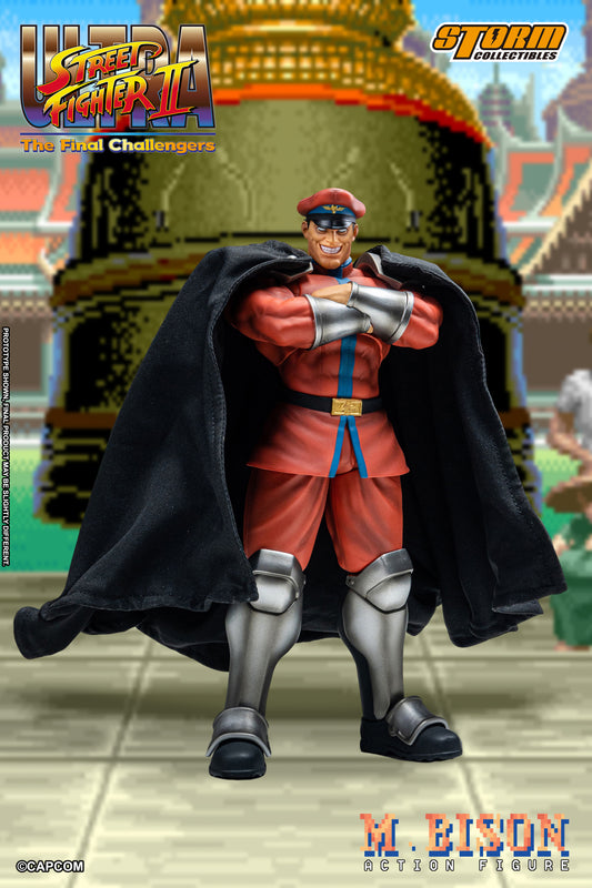 Pre Order Vega (M.Bison) "Street Fighter II The Final Challengers" - Storm Collectibles Action Figure