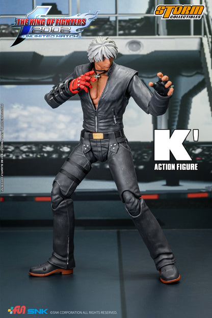 K' "The King of Fighters 2002 Unlimited Match" - Storm Collectibles Action Figure