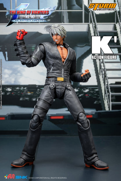 K' "The King of Fighters 2002 Unlimited Match" - Storm Collectibles Action Figure