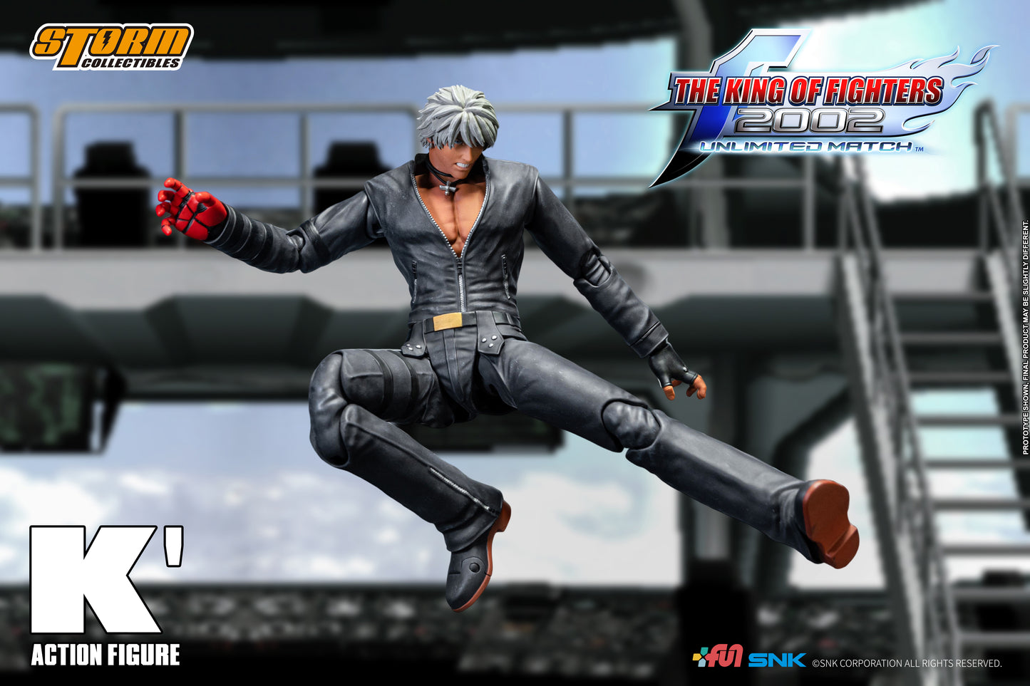 K' "The King of Fighters 2002 Unlimited Match" - Storm Collectibles Action Figure