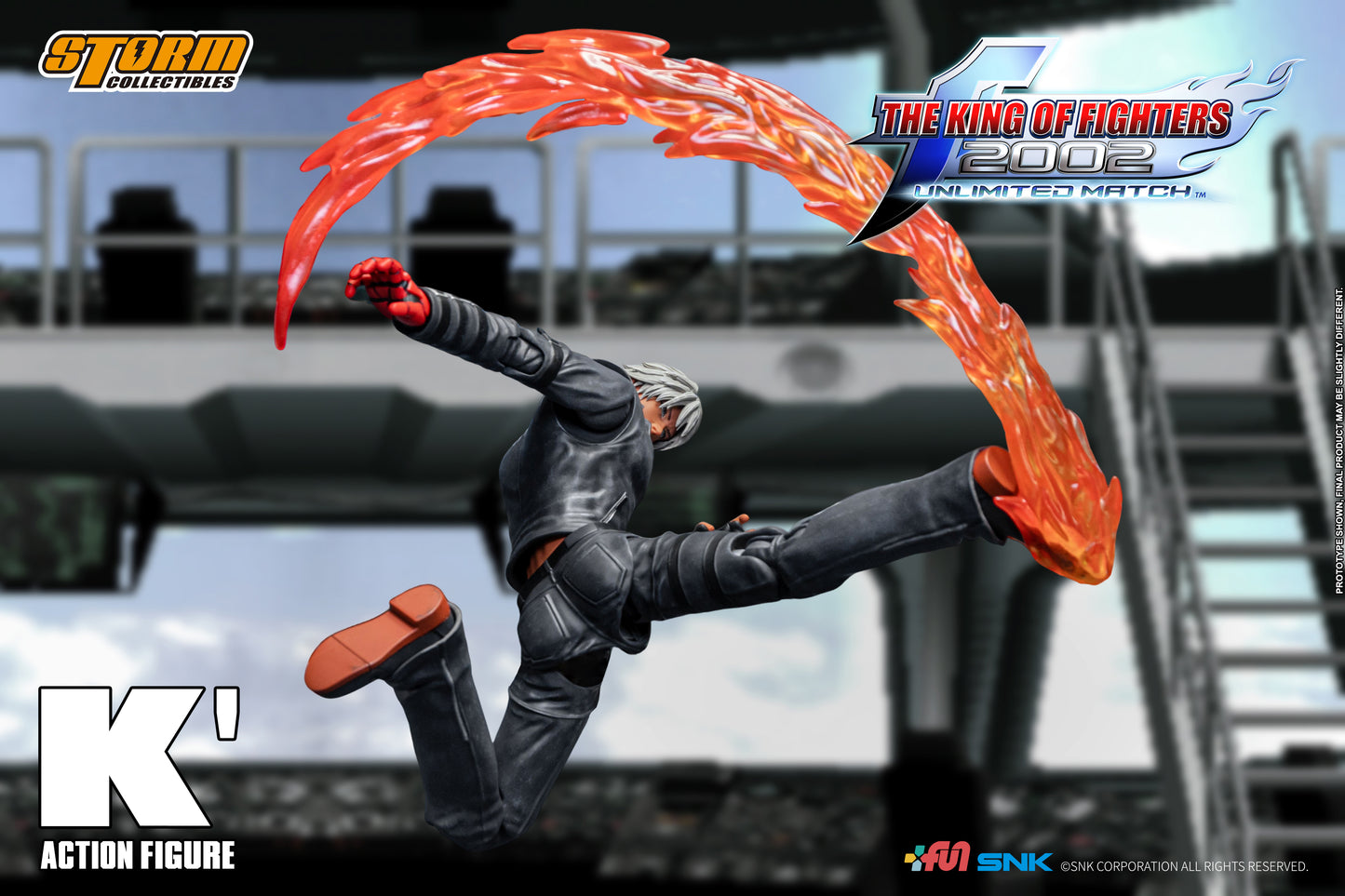 K' "The King of Fighters 2002 Unlimited Match" - Storm Collectibles Action Figure