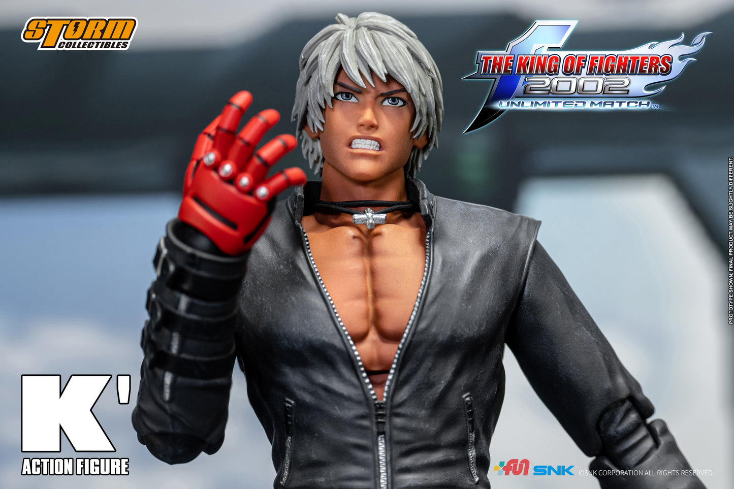K' "The King of Fighters 2002 Unlimited Match" - Storm Collectibles Action Figure