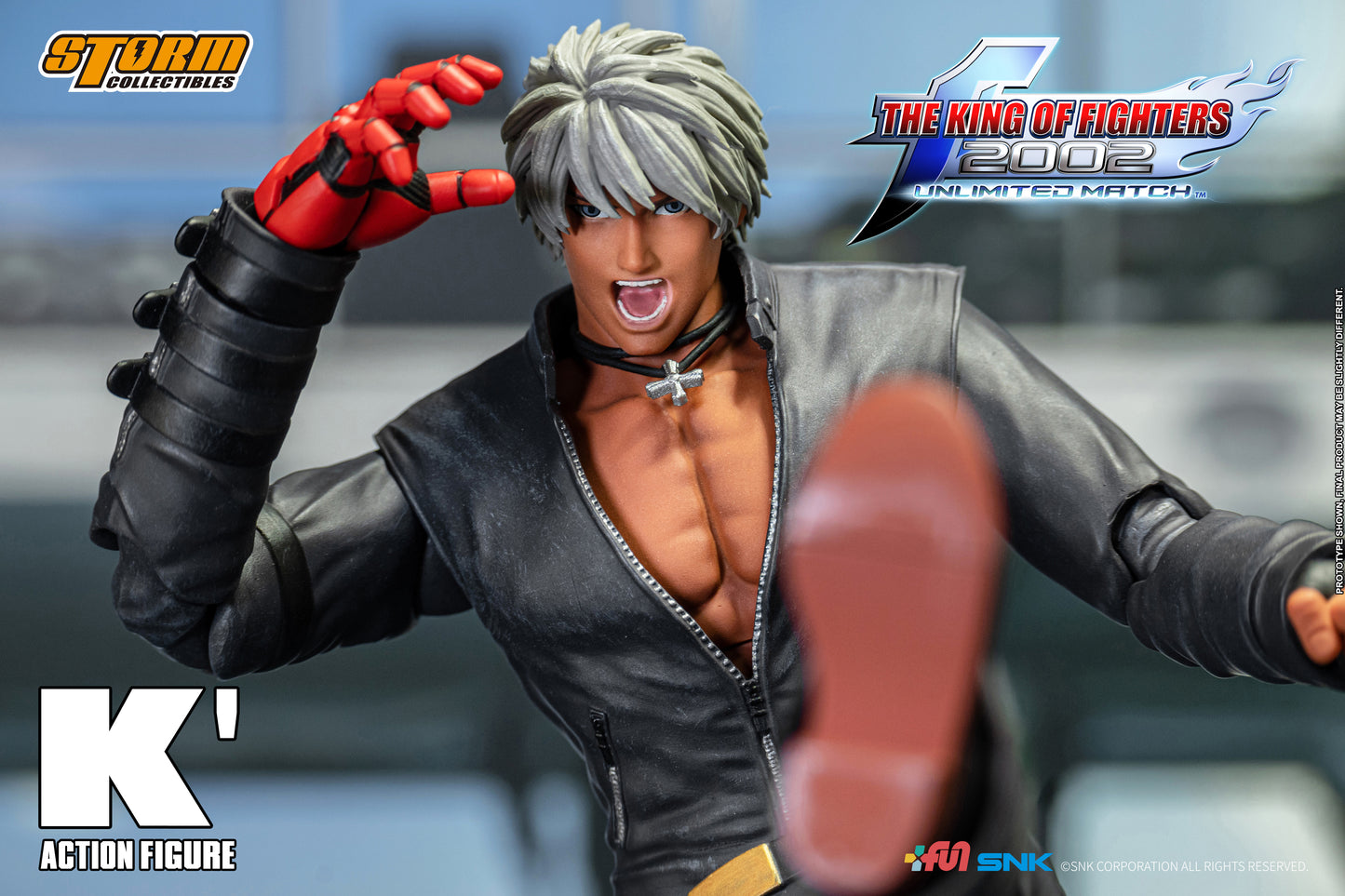 K' "The King of Fighters 2002 Unlimited Match" - Storm Collectibles Action Figure