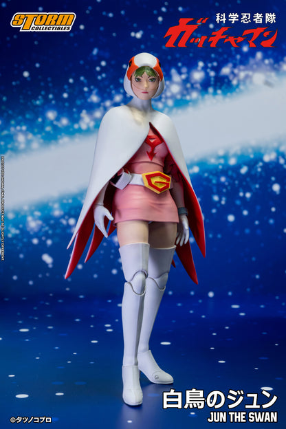 Gatchaman Jun THE SWAN by Storm Collectibles standing looking serious pose