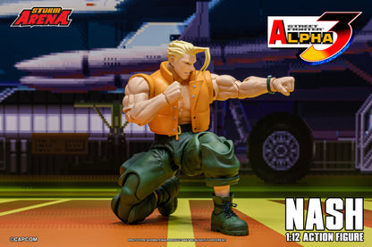 Pre Order Street Fighter Alpha 3 Storm Arena Nash Charlie 1/12 Scale Action Figure Storm Collectibles