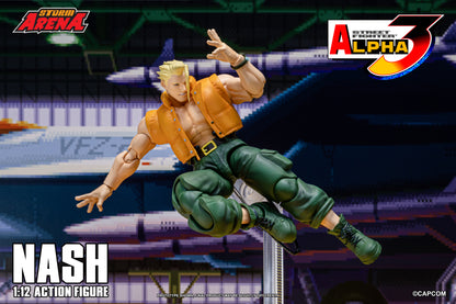 Pre Order Street Fighter Alpha 3 Storm Arena Nash Charlie 1/12 Scale Action Figure Storm Collectibles