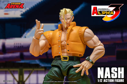 Pre Order Street Fighter Alpha 3 Storm Arena Nash Charlie 1/12 Scale Action Figure Storm Collectibles