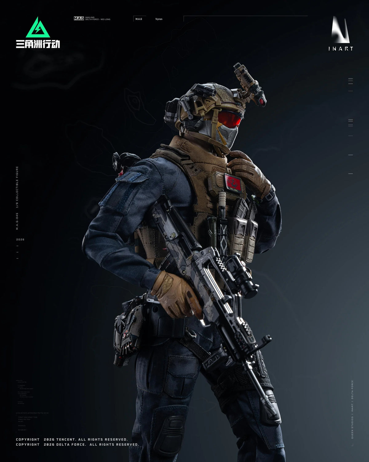 MAG045 Vyron 1/6 Scale "Delta Force" | INART