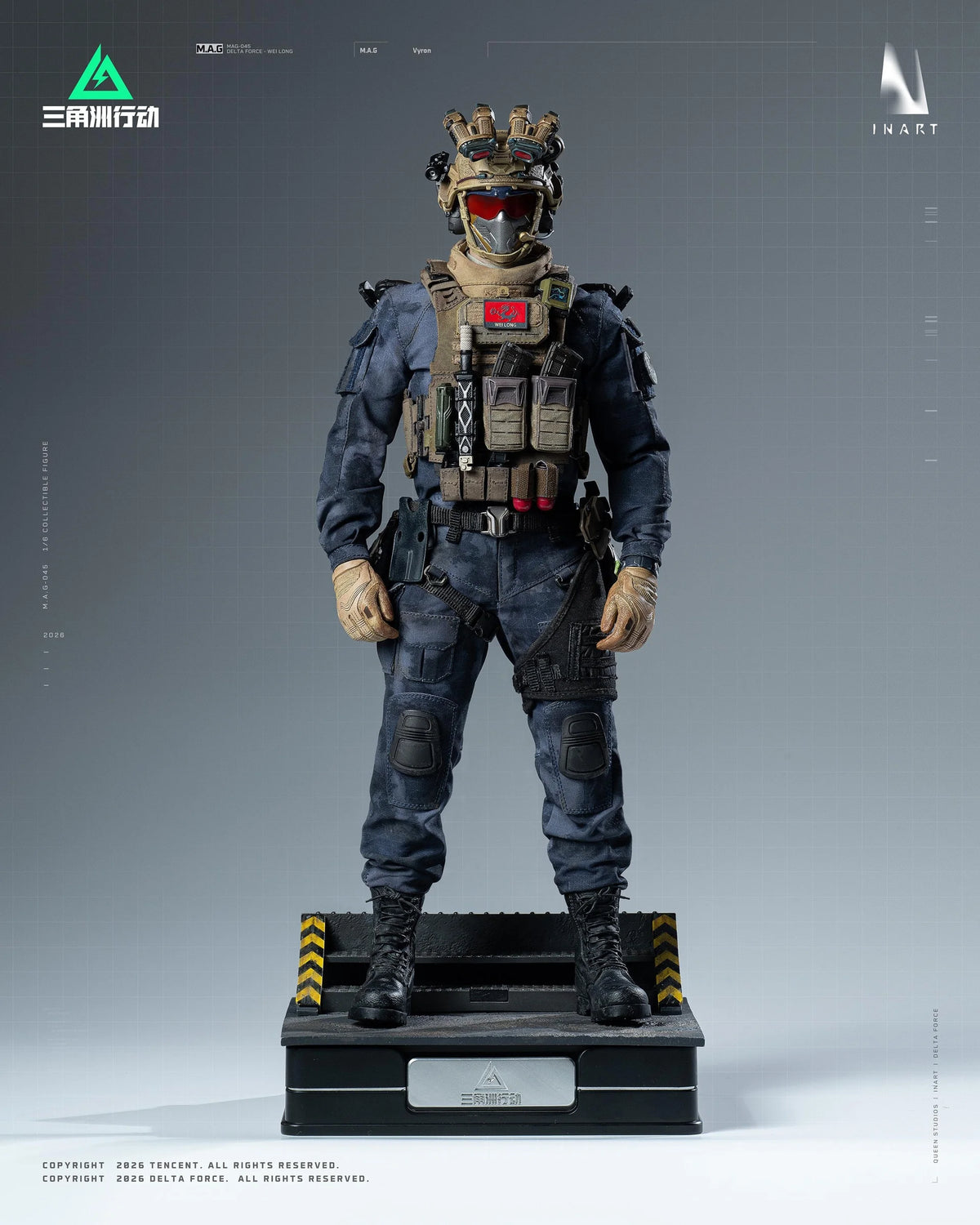 MAG045 Vyron 1/6 Scale "Delta Force" | INART
