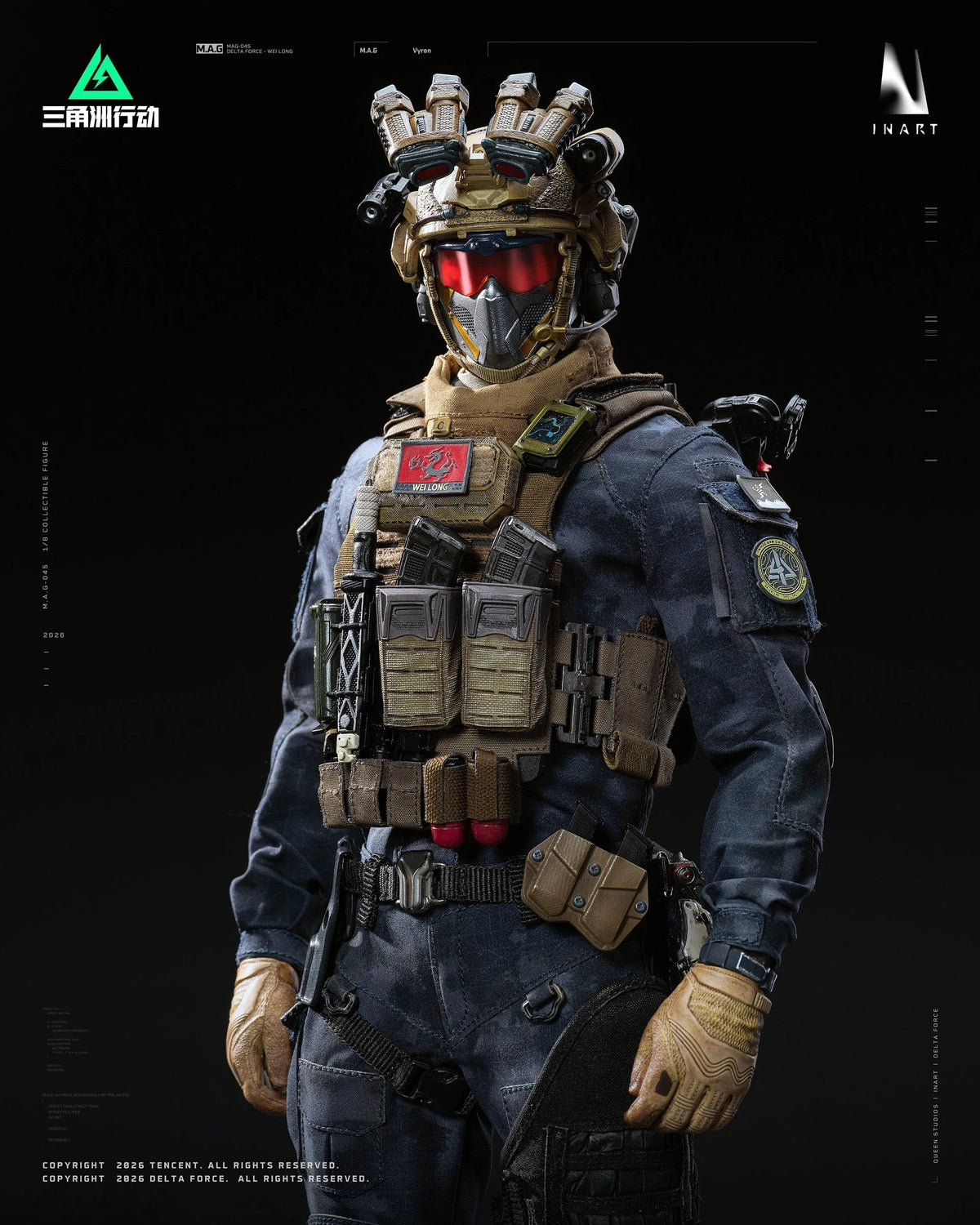 MAG045 Vyron 1/6 Scale "Delta Force" | INART