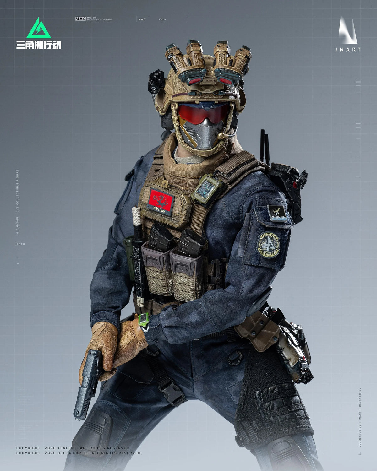 MAG045 Vyron 1/6 Scale "Delta Force" | INART