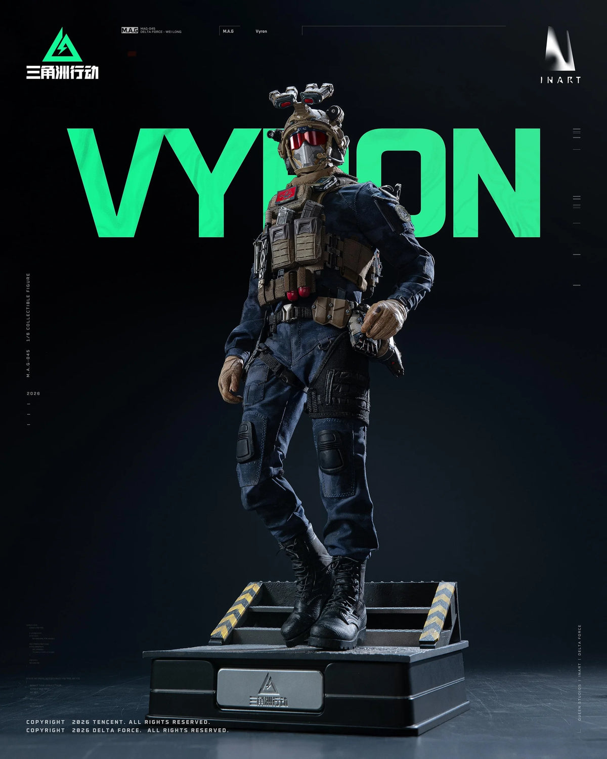 MAG045 Vyron 1/6 Scale "Delta Force" | INART
