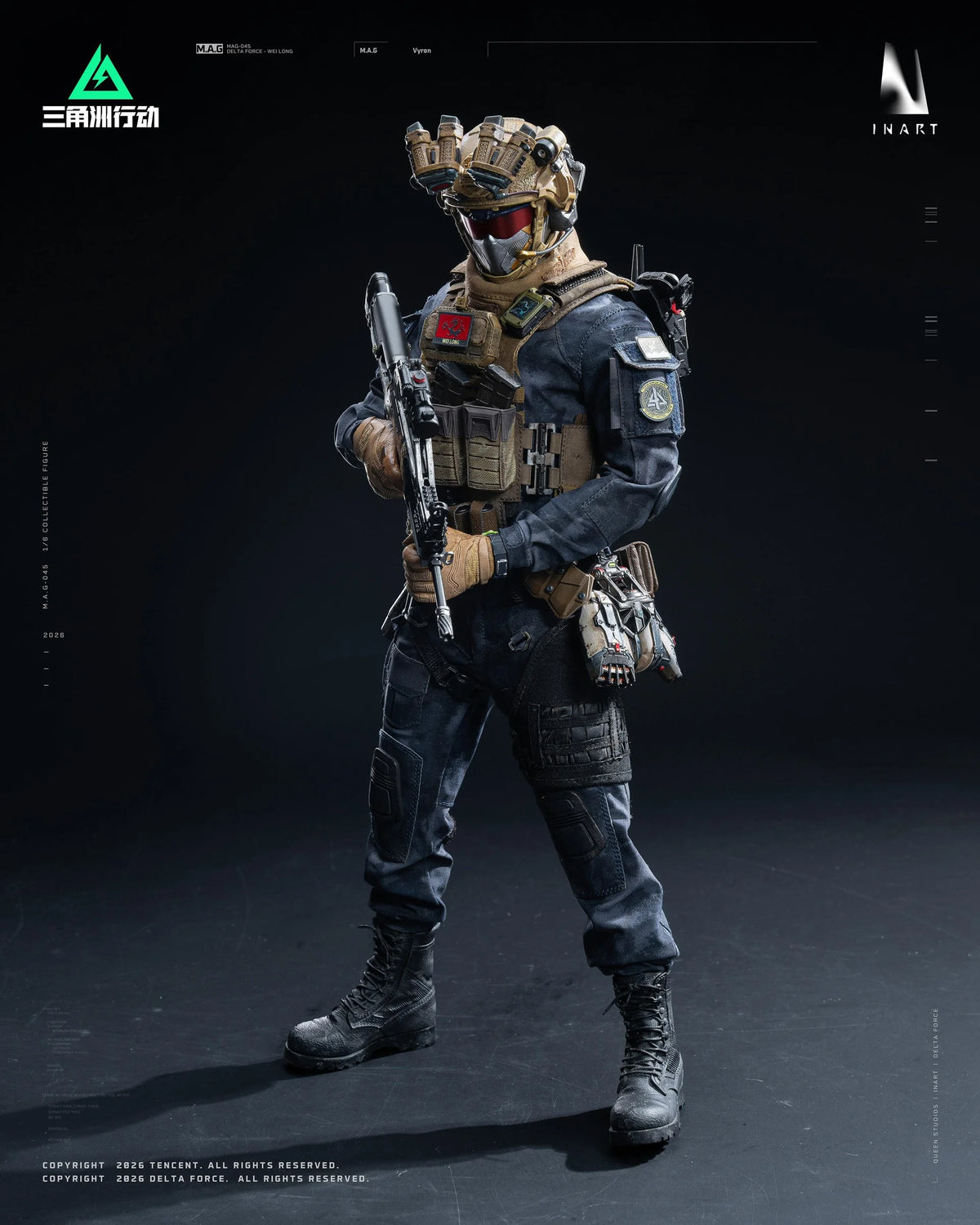 MAG045 Vyron 1/6 Scale "Delta Force" | INART