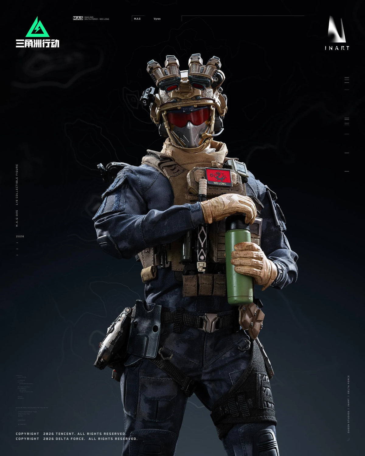 MAG045 Vyron 1/6 Scale "Delta Force" | INART