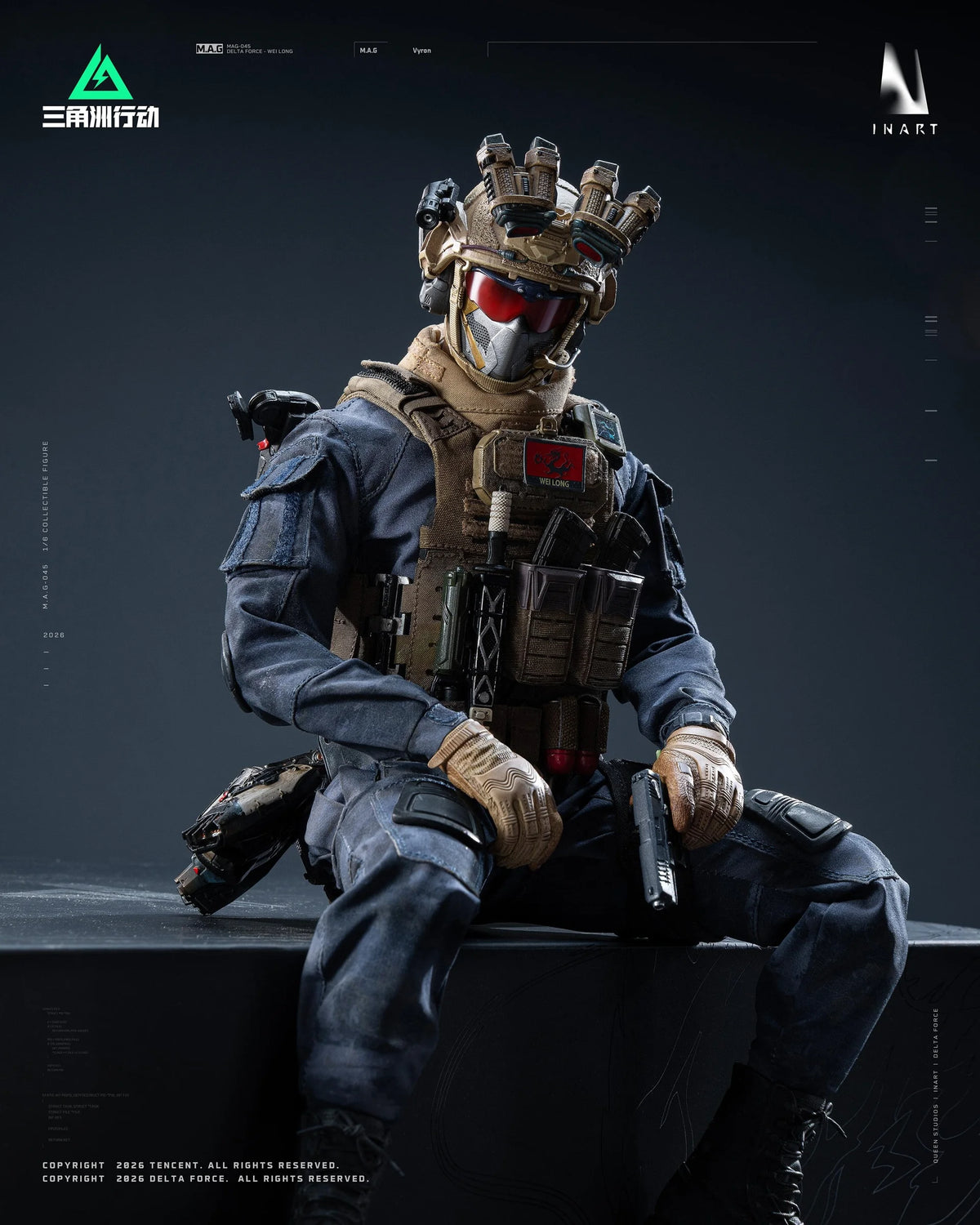 MAG045 Vyron 1/6 Scale "Delta Force" | INART