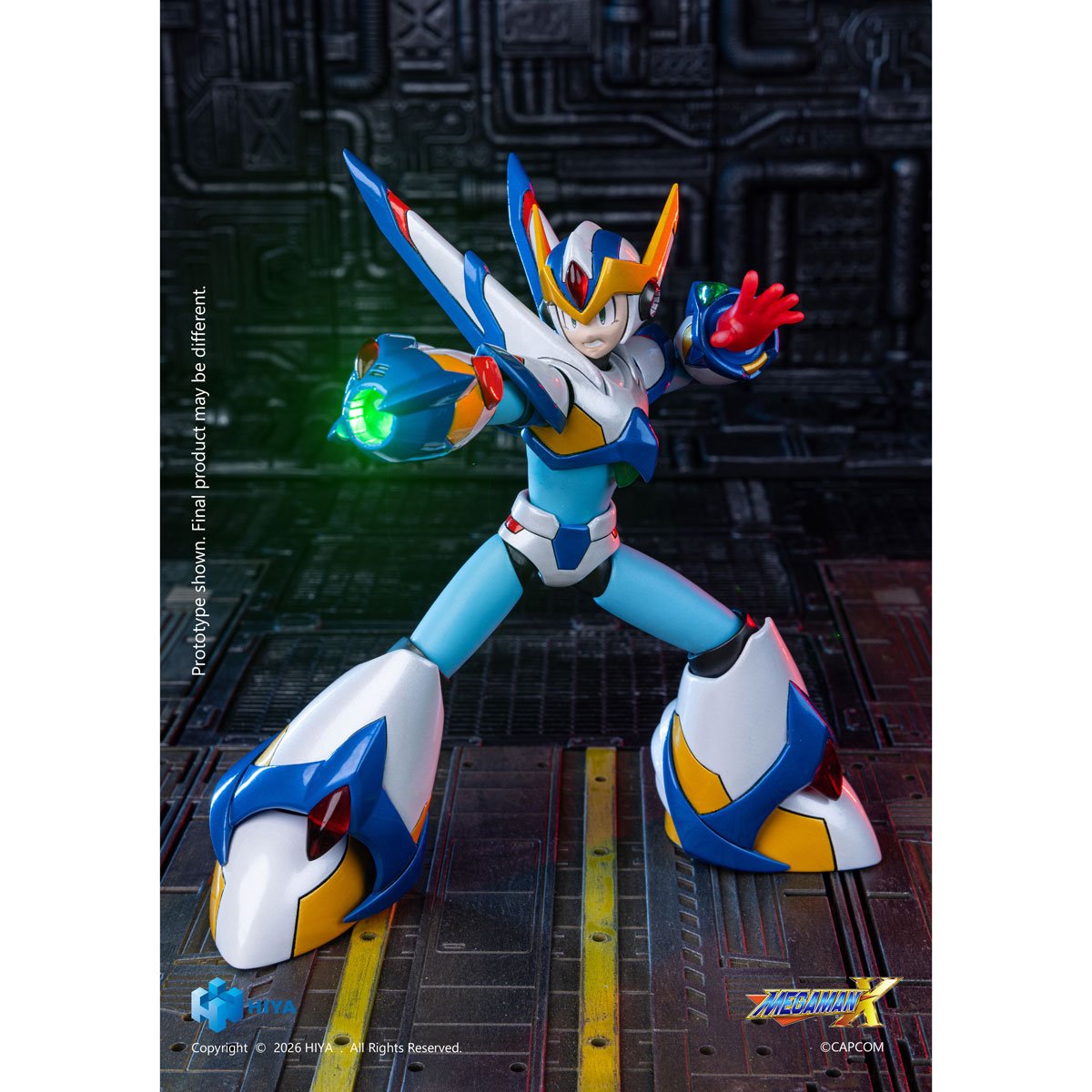 Hiya Toys Mega Man X Falcon Armor Version Exquisite Basic "Mega Man X " | Hiya Toys Exquisite Basic Series