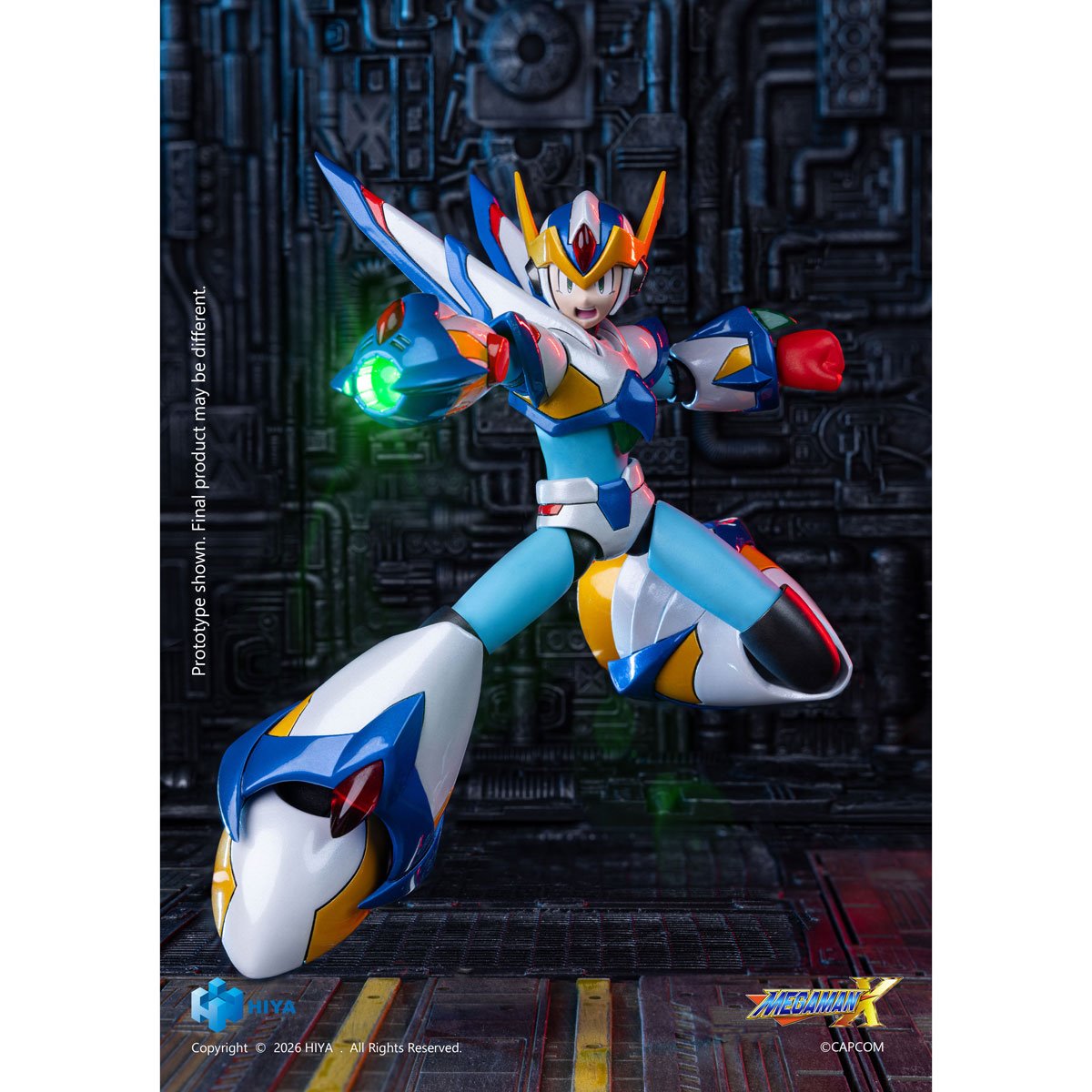 Hiya Toys Mega Man X Falcon Armor Version Exquisite Basic "Mega Man X " | Hiya Toys Exquisite Basic Series