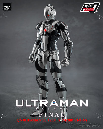 Pre Order FigZero 1/6 Ultraman Suit Zoffy Stealth Version Threezero Exclusive Colorway Action Figure