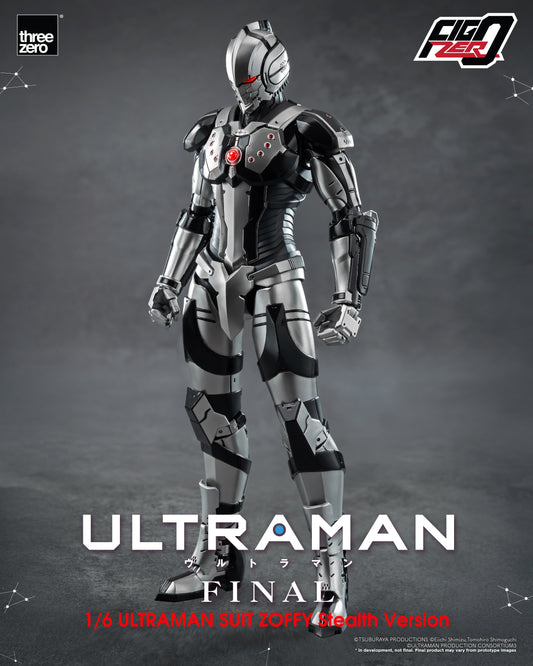 Pre Order FigZero 1/6 Ultraman Suit Zoffy Stealth Version Threezero Exclusive Colorway Action Figure