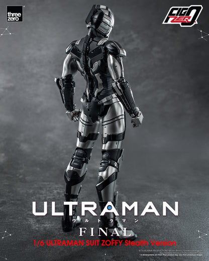 Pre Order FigZero 1/6 Ultraman Suit Zoffy Stealth Version Threezero Exclusive Colorway Action Figure