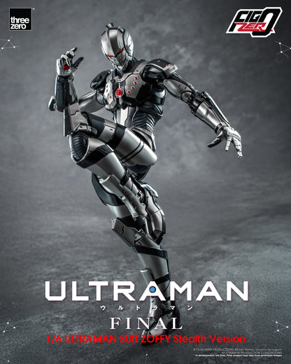 Pre Order FigZero 1/6 Ultraman Suit Zoffy Stealth Version Threezero Exclusive Colorway Action Figure
