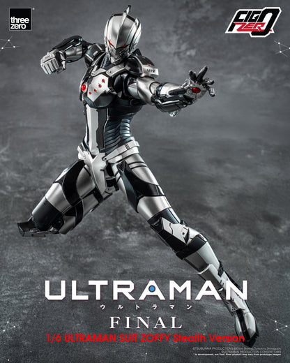 Pre Order FigZero 1/6 Ultraman Suit Zoffy Stealth Version Threezero Exclusive Colorway Action Figure