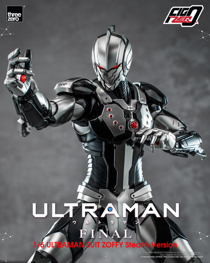 Pre Order FigZero 1/6 Ultraman Suit Zoffy Stealth Version Threezero Exclusive Colorway Action Figure