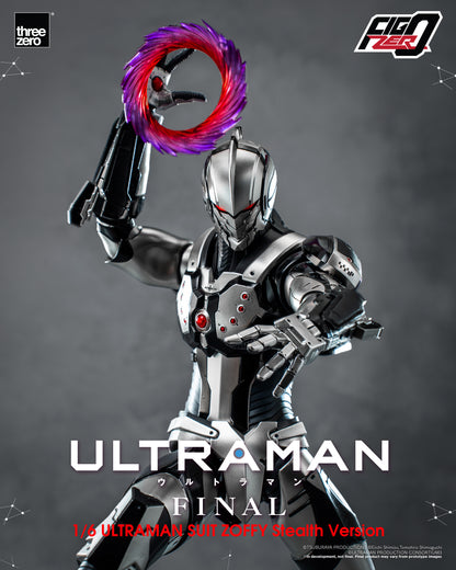 Pre Order FigZero 1/6 Ultraman Suit Zoffy Stealth Version Threezero Exclusive Colorway Action Figure