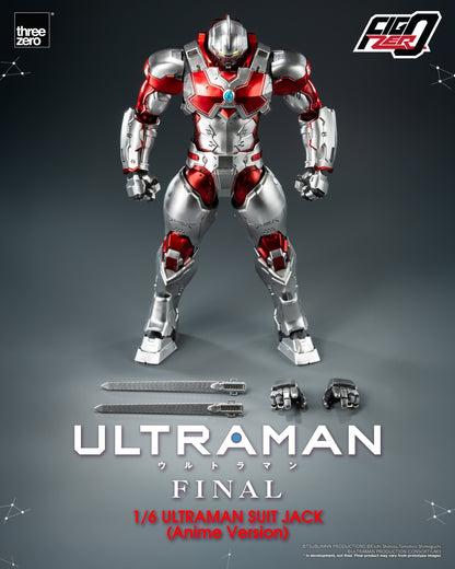 Pre Order FigZero 1/6 Ultraman Suit Jack Anime Version Action Figure