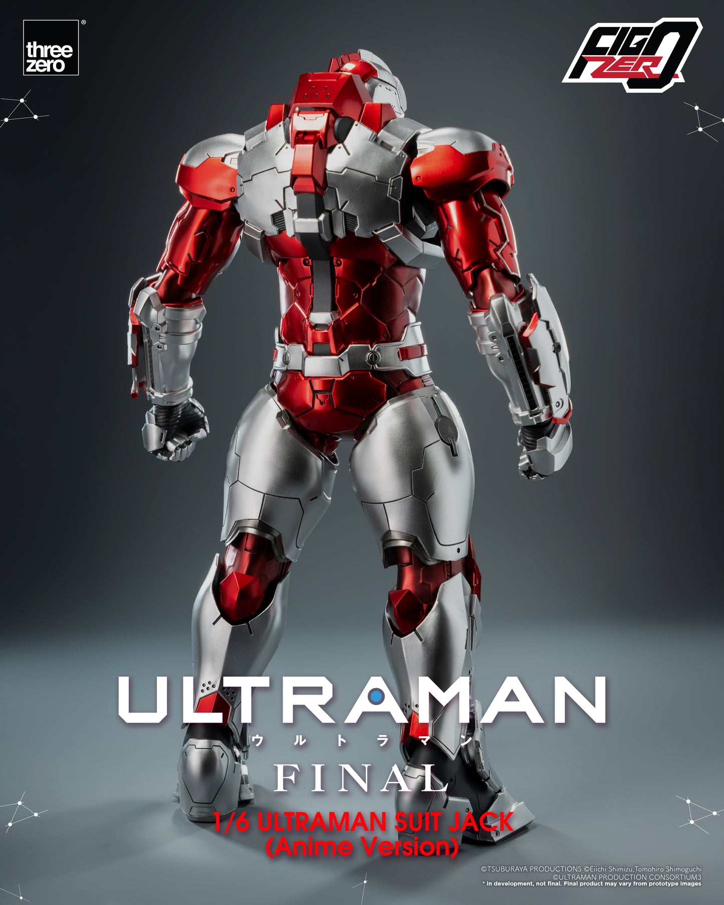 Pre Order FigZero 1/6 Ultraman Suit Jack Anime Version Action Figure