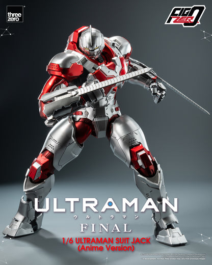 Pre Order FigZero 1/6 Ultraman Suit Jack Anime Version Action Figure