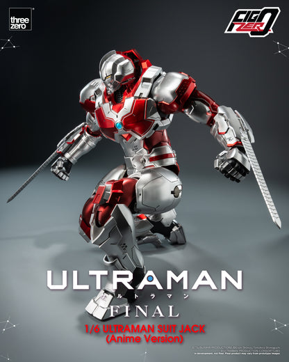 Pre Order FigZero 1/6 Ultraman Suit Jack Anime Version Action Figure