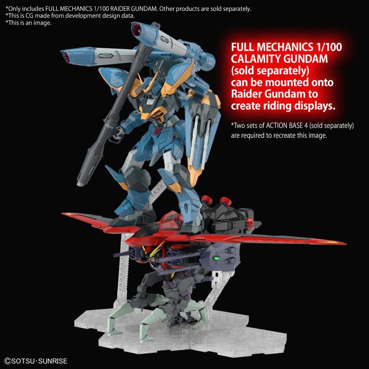 Full Mechanics GAT-X370 Raider Gundam "Mobile Suit Gundam SEED " - Bandai Hobby 1/100 Scale Master Grade Model Kit
