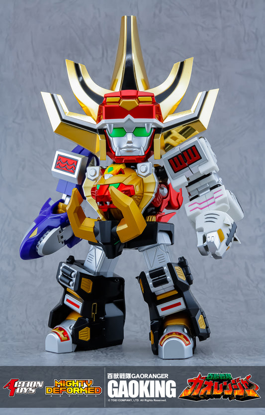 Action Toys Mighty Deformed Gaoranger Gaoking Power Rangers Wildforce "Hyakujuu Hyakuju Gattai" | Action Toys