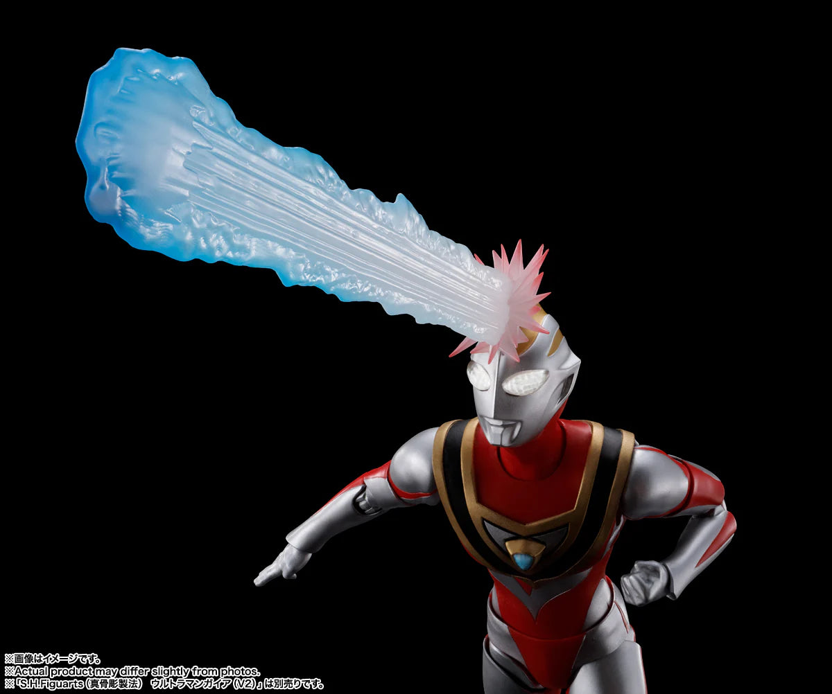 Ultraman Gaia S.H.Figuarts -Shinkocchou Seihou- Ultraman Gaia (V2) and Effect Parts Set shooting effect part on head