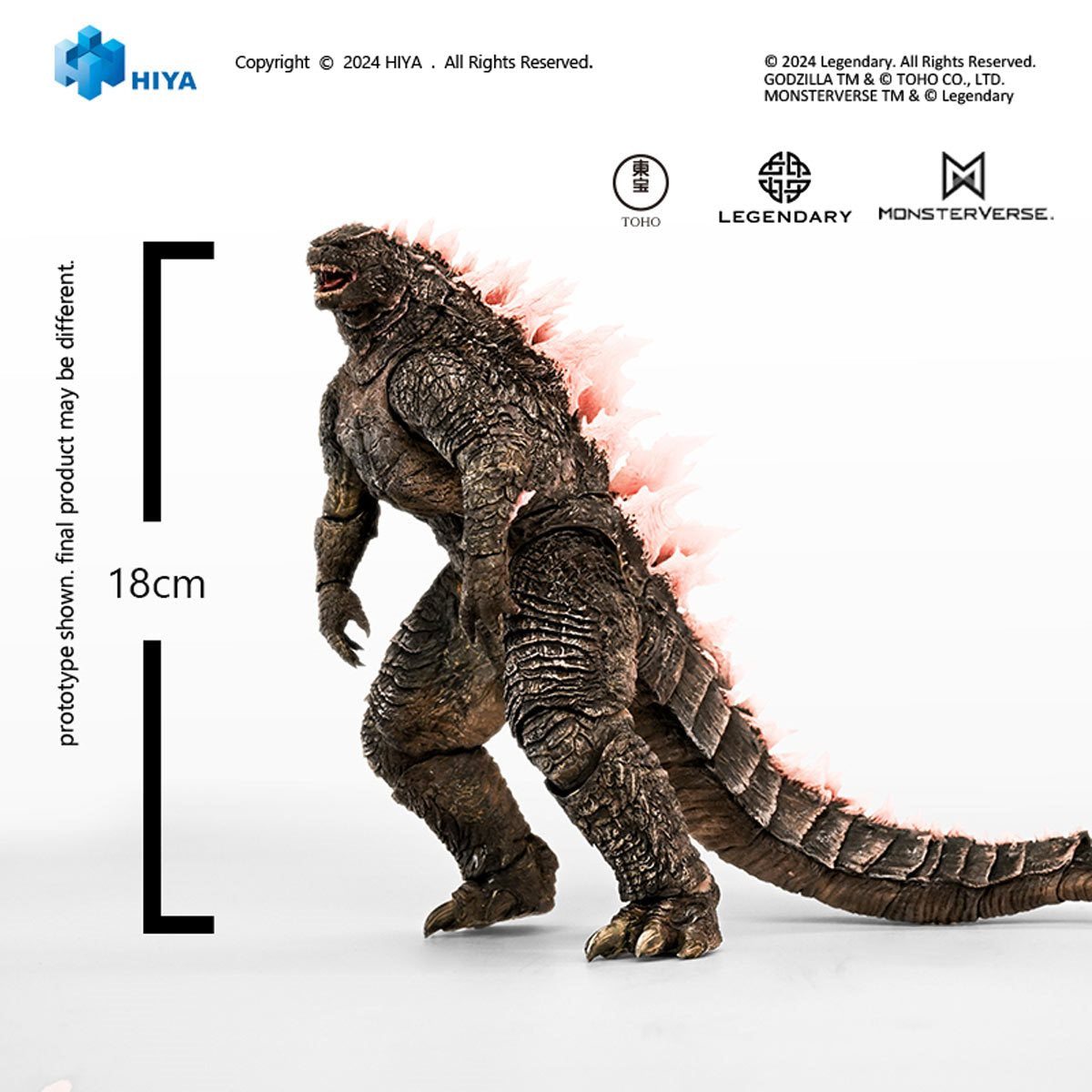 Hiya Toys Godzilla Evolved "Godzilla x Kong: The New Empire" | Hiya Toys Exquisite Basic Series
